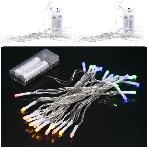 3.6 Гірлянда .4м LED на батарейках мультиколір 1шт. (RJ-06)