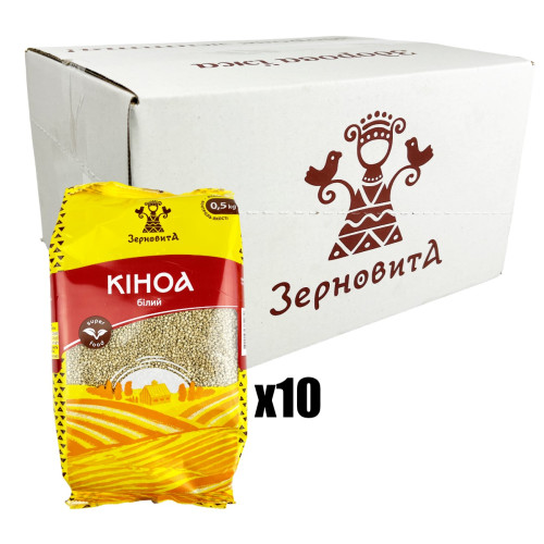 Зерновита Кіноа білий 0,5кг (1/10^3) Зерновита Кіноа білий 0,5кг (1/10^3)