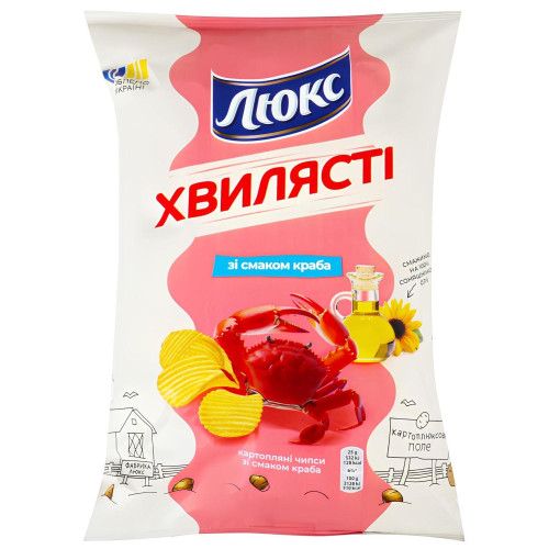 Чіпси Люкс Краб 125г. (1/22)