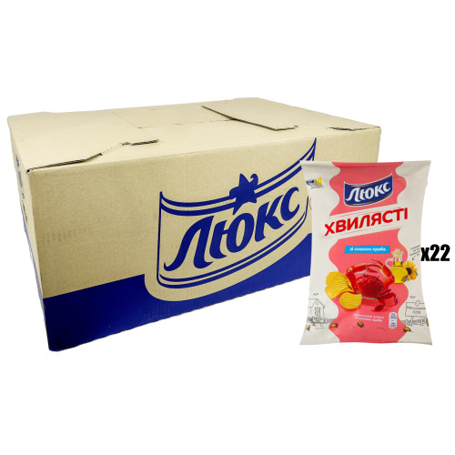 Чіпси Люкс Краб 125г. (1/22)