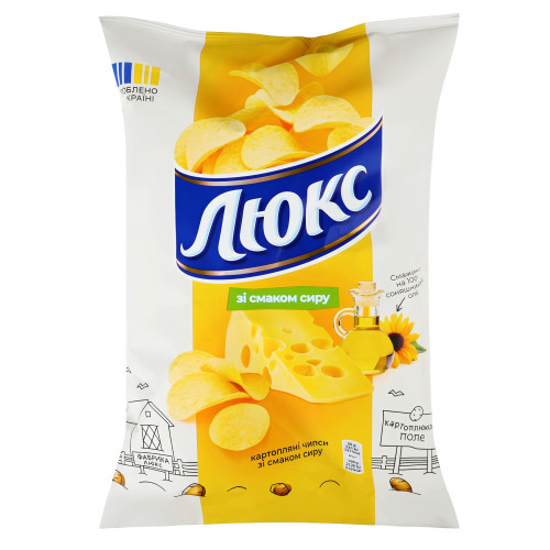 Чіпси Люкс Сир 125г. (1/22) Чіпси Люкс Сир 125г. (1/22)