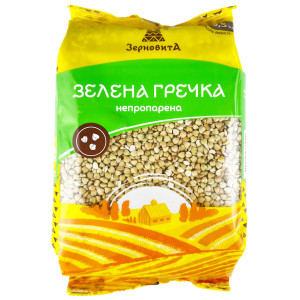 Зерновита Гречка Зелена (непропарена) 0,5кг (1/10^3)