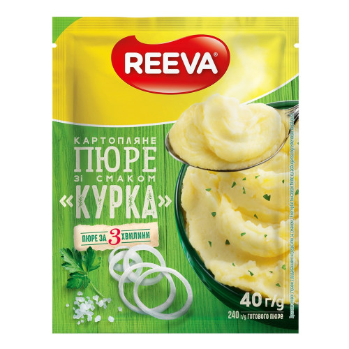 Ріва пакет пюре, курка 40г (1/24) Ріва пакет пюре, курка 40г (1/24)