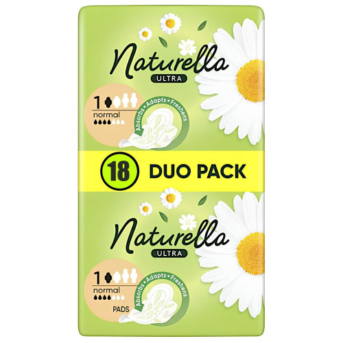 Прокладки Naturella Ultra 18шт, 4 каплі (1/12) Прокладки Naturella Ultra 18шт, 4 каплі (1/12)