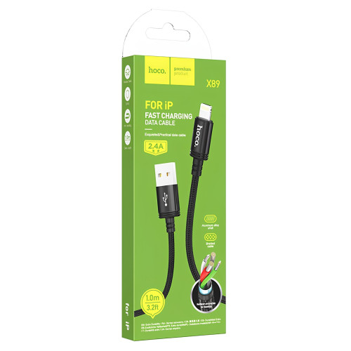 Кабель зарядний Hoco Lightning (Apple) 1шт. Кабель зарядний Hoco Lightning (Apple) 1шт.