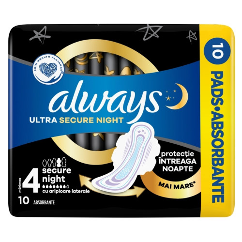 Прокладки Always Ultra Night №4 10шт, 7 кап (1/24) Прокладки Always Ultra Night №4 10шт, 7 кап (1/24)
