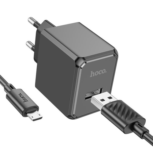 Блок+кабель Hoco Micro USB 1шт.