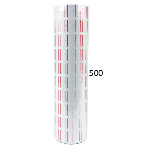 Стрічка для піст. (з полосою 500), одностр, 10шт (1/10)