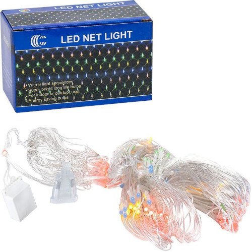 2.7 Гірлянда електрична сітка кольорова 1,5м 96L LED (D-1) 2.7 Гірлянда електрична сітка кольорова 1,5м 96L LED (D-1)