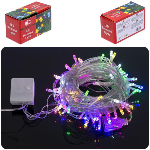 2.4 Гірлянда електрична 100(80L) 9M кольорова LED (D-12) 2.4 Гірлянда електрична 100(80L) 9M кольорова LED (D-12)