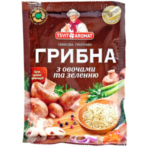 ЦветАромат Приправа Грибна з овочами та зеленню, 80г (1*10/30) (304)