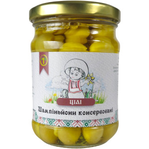 Гриби Шампінйони мариновані 