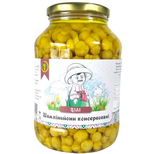 Гриби Шампінйони мариновані Гриби Шампінйони мариновані