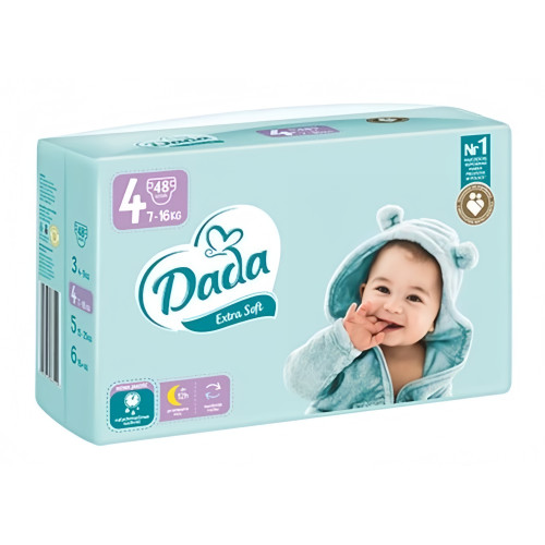Підгузники Да-да №4 Extra Soft, 48шт.