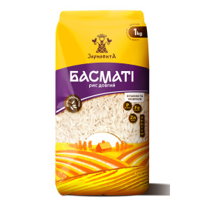 Зерновита Рис Довгий Басматі 1кг (1/10^3) АКЦІЙНА ЦІНА!
