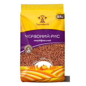 Зерновита Рис Червоний 0,5кг (1/10^3)