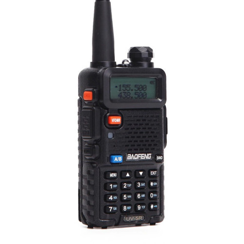 Рация (Baofeng UV-5R Black + гарнітура Baofeng c кнопкою РТТ) Рация (Baofeng UV-5R Black + гарнітура Baofeng c кнопкою РТТ)