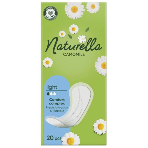 Прокладки щоденні  Naturella Camomile light 20шт, 1 кап (1/18)