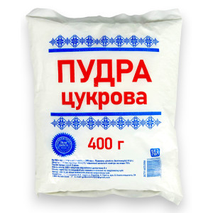 Цукрова пудра 400г (1/30)