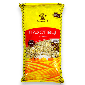 Зерновита Пластівці 7 Злаків 0,5кг (1/10^3)