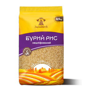 Зерновита Рис Бурий нешліфований 0,5кг  (1/10^3)