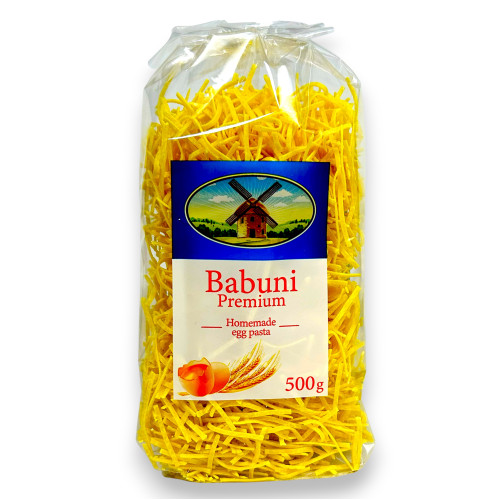 Локшина яєчна Бабуні №2 преміум 500г (1/12^2)