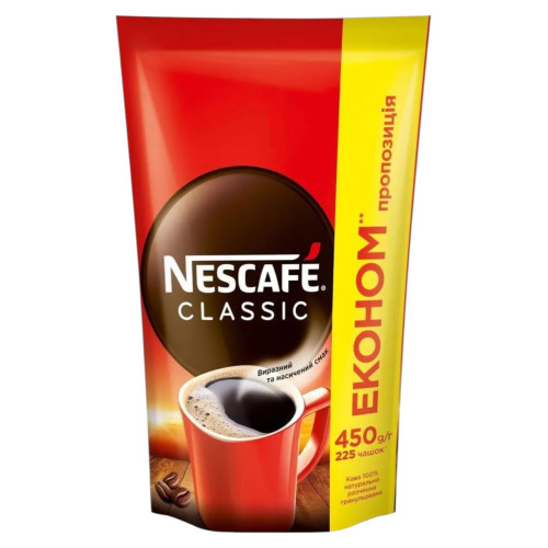 Нескафе Класік М/У 450г (1/9) Нескафе Класік М/У 450г (1/9)