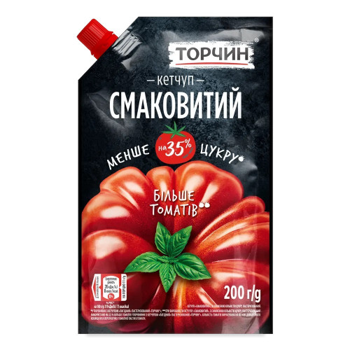 Кетчуп Торчин Смаковитий 200 г (1/46) Кетчуп Торчин Смаковитий 200 г (1/46)