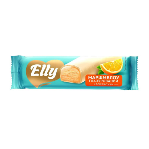 «Elly» Батончик глазурований Маршмелоу Апельсин (1*20) «Elly» Батончик глазурований Маршмелоу Апельсин (1*20)