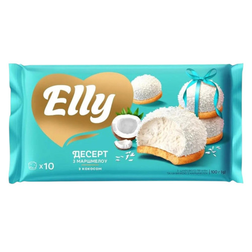 «Elly» Десерт з кокосом 100г(1/21^2) «Elly» Десерт з кокосом 100г(1/21^2)