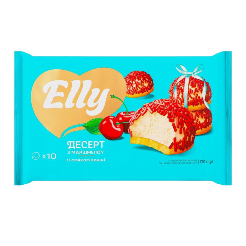 «Elly» Десерт зі смаком вишні 120г(1/21^2) «Elly» Десерт зі смаком вишні 120г(1/21^2)