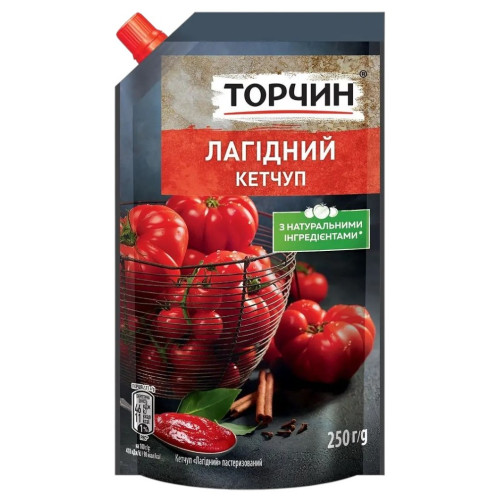 Кетчуп Торчин лагідний 250 г (1/40) {1920}