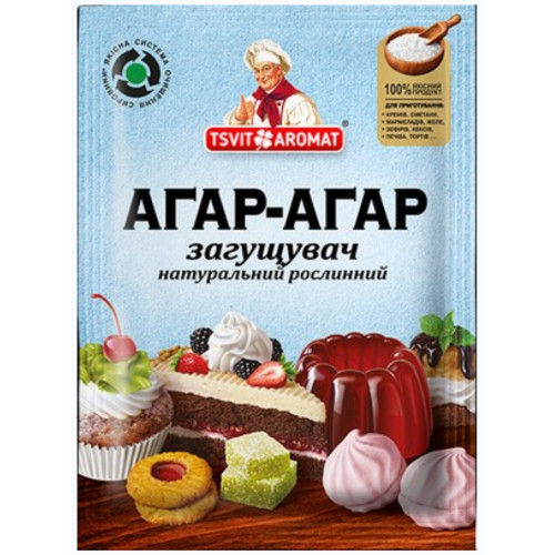 ЦветАромат Агар-агар, 8г (1*10/80) ЦветАромат Агар-агар, 8г (1*10/80)