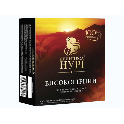 Чай Принцеса Нурі 100 пак (1/6) (03403) Чай Принцеса Нурі 100 пак (1/6) (03403)