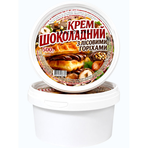 .Акція Крем шоколадний з лісовими горіхами 500г 52.86грн 