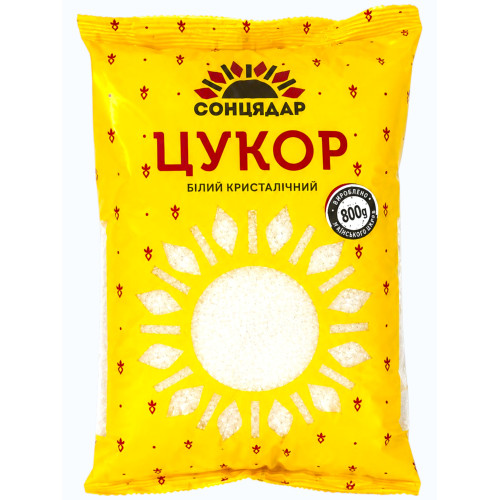 Цукор Сонцядар 0,8 кг (1*10/1000)