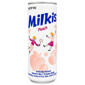 Напій газований Milkis Персик 250мл (1*6/30) 