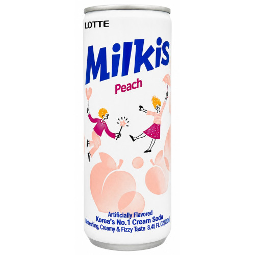 Напій газований Milkis Персик 250мл (1*6/30) 