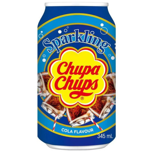 Напій газований Chupa Chups Cola (Кола) 345мл (1/24^2)