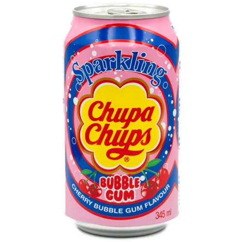 Напій газований Chupa Chups Chery Bubble gum (Вишня) (1/24^2)