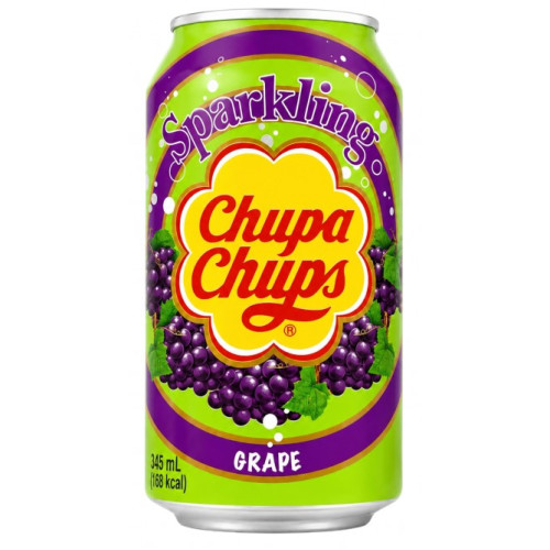 Напій газований Chupa Chups Grape (Виноград) 345мл (1/24^2) Напій газований Chupa Chups Grape (Виноград) 345мл (1/24^2)