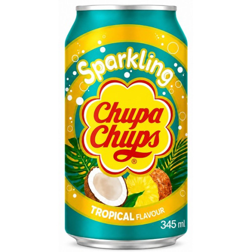 Напій газований Chupa Chups Tropical (Тропік) 345мл (1/24^2) Напій газований Chupa Chups Tropical (Тропік) 345мл (1/24^2)