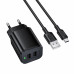 Блок+кабель Hoco Micro USB 1шт. Блок+кабель Hoco Micro USB 1шт.