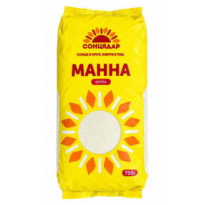 Сонцядар Манна крупа 0,75кг  (1/10^3)