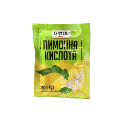 Юна Пак Лимонна кислота 20гр.  (1*30/360)
