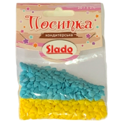 Посипка в стіках патріотична, ассорті 20г. (1/25) Посипка в стіках патріотична, ассорті 20г. (1/25)
