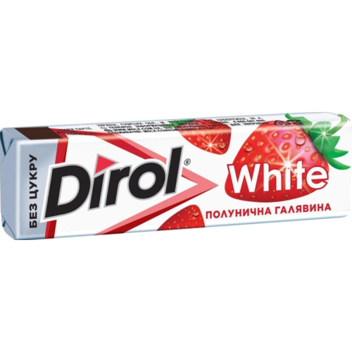 Жувальна гумка Dirol Полуниця (1*30) Жувальна гумка Dirol Полуниця (1*30)