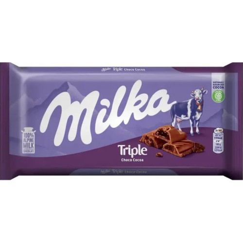 Шок. Мілка тріпл шоколад 90г (1/20) Шок. Мілка тріпл шоколад 90г (1/20)