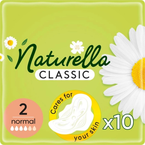 Прокладки Naturella Classic 10шт, 4 каплі (1/24) Прокладки Naturella Classic 10шт, 4 каплі (1/24)