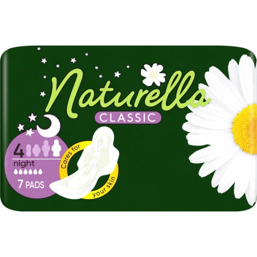 Прокладки Naturella Classic Night 7 шт, 6 кап (1/18) Прокладки Naturella Classic Night 7 шт, 6 кап (1/18)
